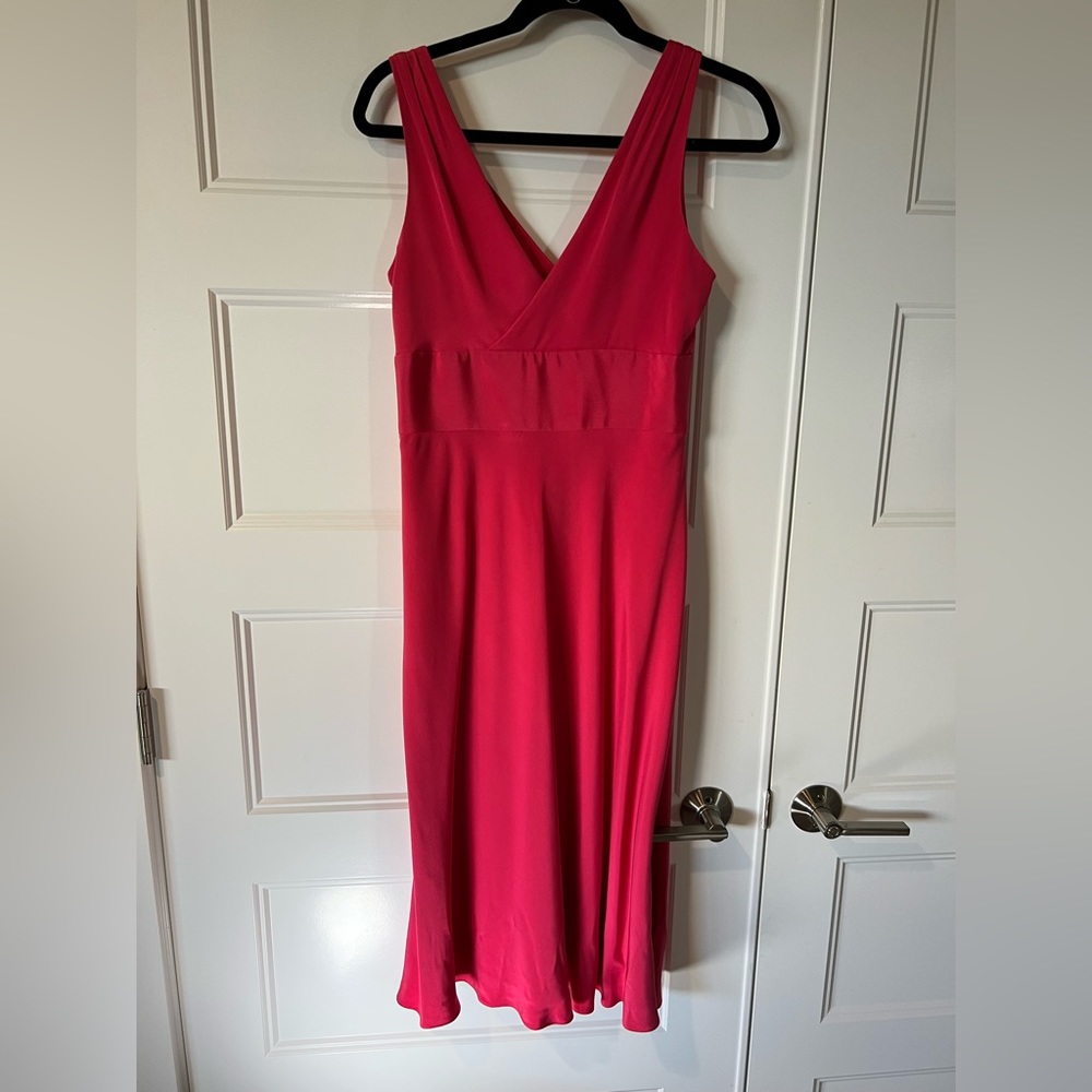 J Crew size 8 Silk Dress below knee